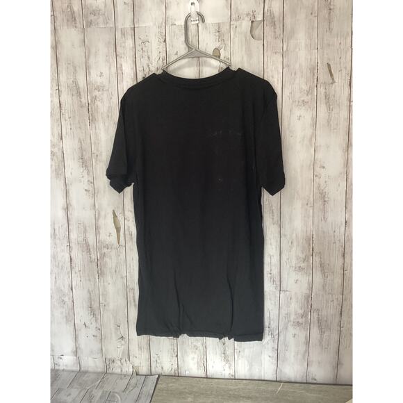 Pre-owned Home of the Brave Land of the Free Black T-Shirt Size L - Picture 2 of 3